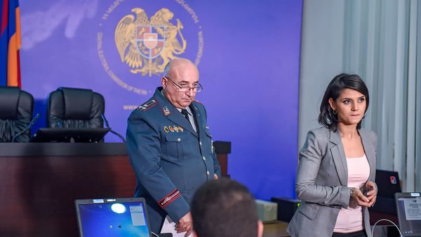 Замначальника штаба Полиции Ашот Саркисян - Sputnik Армения