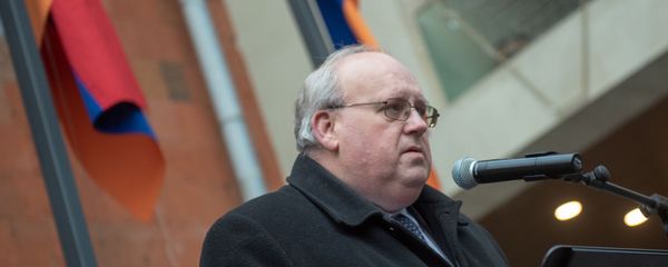 Посол Польши в Армении Павел Чеплак на церемонии открытия улицы им. Лемкина (11 декабря 2018). Еревaн - Sputnik Արմենիա