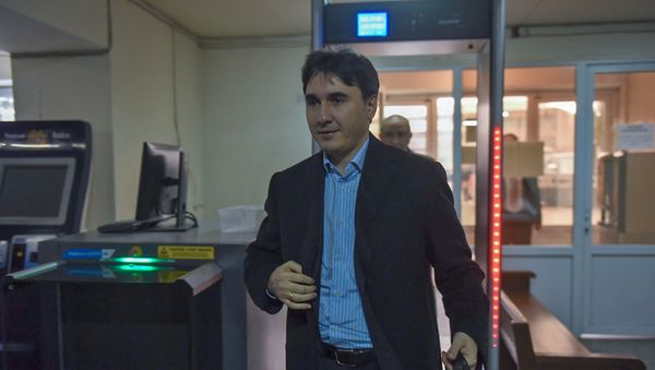 Армен Геворгян в здании суда общей юрисдикции административного района Нор Норк (13 декабря 2018). Еревaн - Sputnik Армения