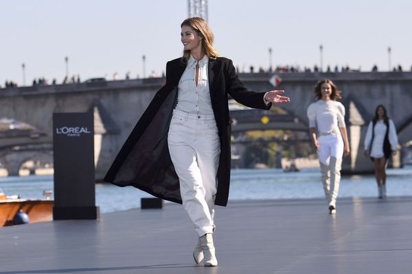Голландская модель Даутцен Крес на показе коллекции Ready-to-Wear 2019 весна / осень от L'Oreal (30 сентября 2018). Париж Голландская модель Даутцен Крес на показе коллекции Ready-to-Wear 2019 весна / осень от L'Oreal (30 сентября 2018). Париж - Sputnik Армения