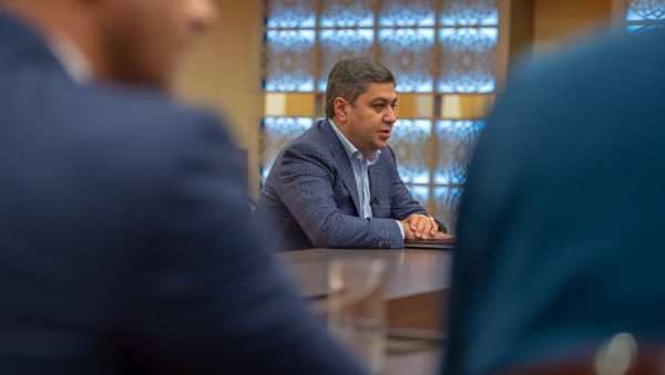Пресс-конференции глава СНБ Армении Артура Ванецяна (15 декабря 2018). Цахкадзор - Sputnik Армения