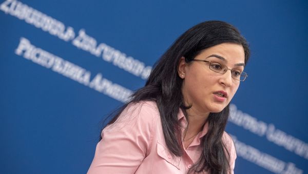 Пресс-конференция спикера МИД Армении Анны Нагдалян (20 декабря 2018). Еревaн - Sputnik Արմենիա