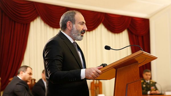 И.о. премьер-министра Никол Пашинян принял участие на торжественном заседании СНБ (20 декабря 2018). Еревaн - Sputnik Արմենիա