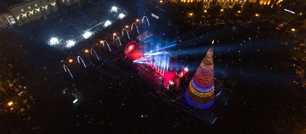 Торжественная церемония зажжения огней главной елки Еревана (21 декабря 2018). Еревaн - Sputnik Արմենիա
