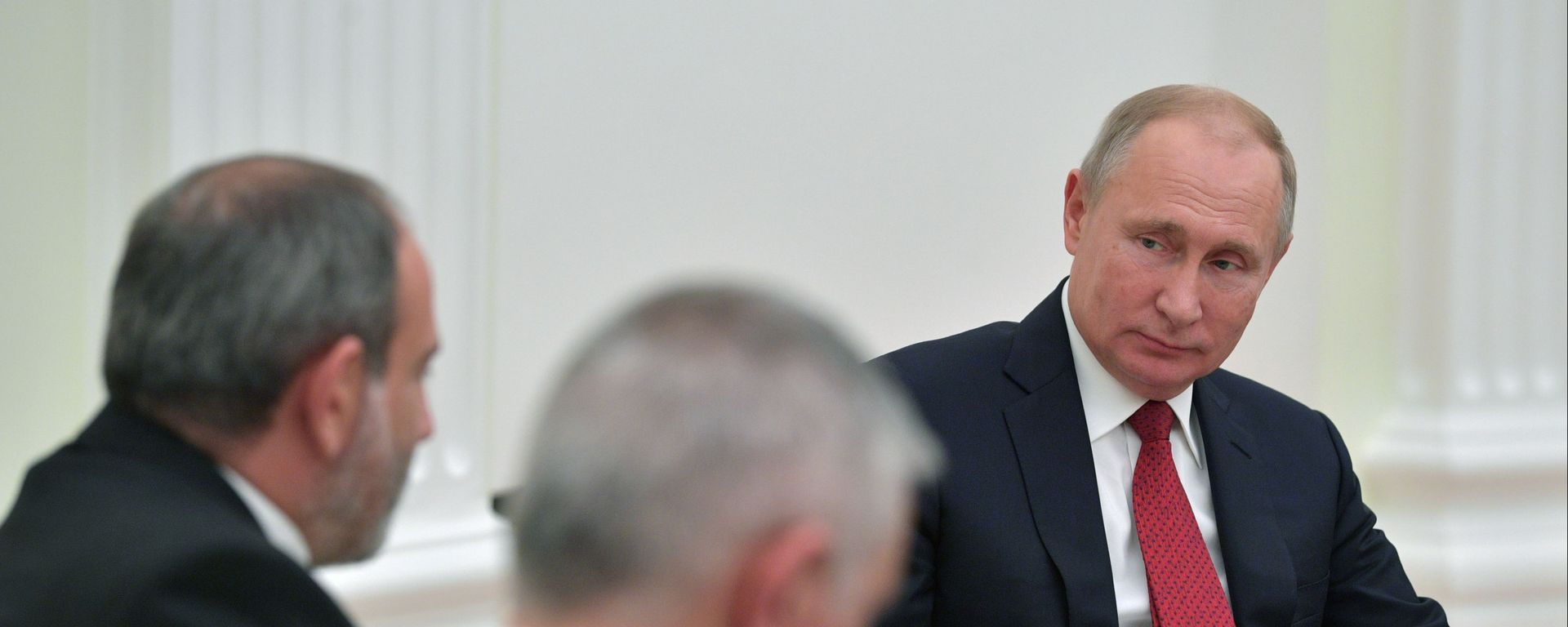Встреча и.о. премьер-министра Армении Никола Пашиняна и президента России Владимира Путина (27 декабря 2018). Москвa - Sputnik Արմենիա, 1920, 08.07.2021
