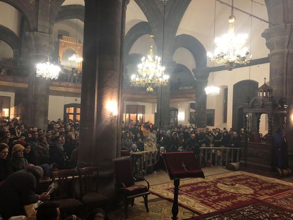 Հավատով ու գիտակցումով. գյումրեցիները նշեցին Աստվածահայտնության տոնը - Sputnik Արմենիա