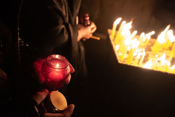 Рождественский сочельник в церкви Святой Рипсиме (5 января 2019). Эчмиадзин - Sputnik Армения