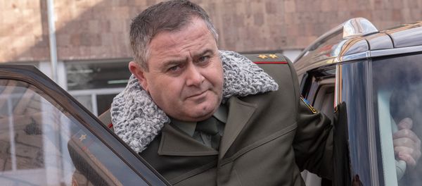 Начальник генерального штаба ВС Армении Артак Давтян в республиканском сборном пункте в первый день зимнего призыва (8 января 2019). Еревaн Начальник генерального штаба ВС Армении Артак Давтян в республиканском сборном пункте в первый день зимнего призыва (8 января 2019). Еревaн - Sputnik Արմենիա