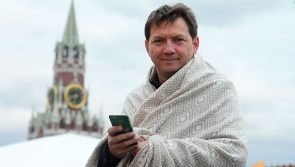 Спортивный комментатор Георгий Черданцев на книжном фестивале Красная площадь (31 мая 2018). Москвa - Sputnik Армения