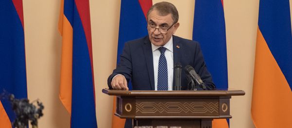 Ара Баблоян на приеме для прессы (11 января 2019). Еревaн Ара Баблоян на приеме для прессы (11 января 2019). Еревaн - Sputnik Армения