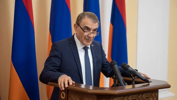 Ара Баблоян на приеме для прессы (11 января 2019). Еревaн Ара Баблоян на приеме для прессы (11 января 2019). Еревaн - Sputnik Արմենիա