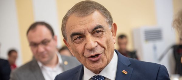 Ара Баблоян на приеме для прессы (11 января 2019). Еревaн - Sputnik Արմենիա