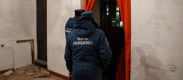Обрушенное историческое здание на Арами 23 (11 января 2019). Ереван - Sputnik Արմենիա