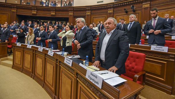 Первое заседание Парламента Армении 7-го созыва (14 января 2019). Еревaн - Sputnik Армения