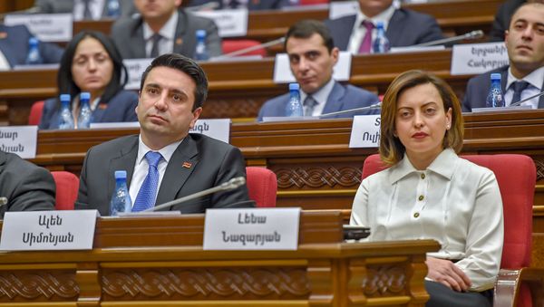 Первое заседание парламента Армении 7-го созыва (14 января 2019). Еревaн - Sputnik Армения