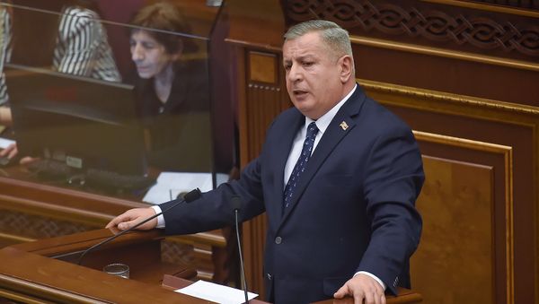 Выступление Сергея Багратяна во время первого заседания парламента Армении 7-го созыва (14 января 2019). Еревaн - Sputnik Армения