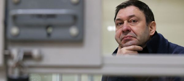 Руководитель портала РИА Новости Украина Кирилл Вышинский в зале апелляционного суда (14 января 2019). Херсон - Sputnik Армения