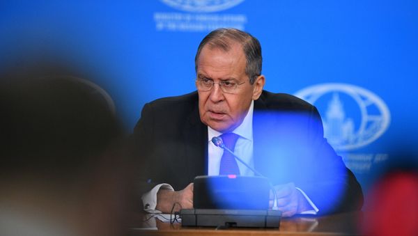 Пресс-конференция главы МИД России Сергея Лаврова (16 января 2019). Москвa - Sputnik Армения