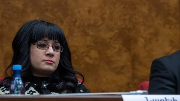 Депутат от фракции Мой Шаг Назели Багдасарян на заседании Парламента (18 января 2019). Еревaн - Sputnik Армения