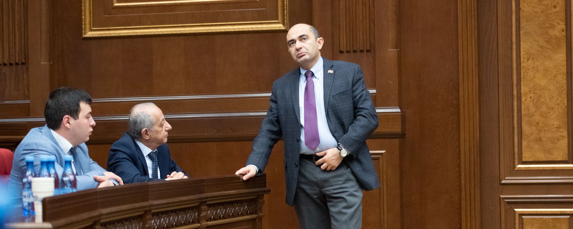 Руководитель фракции Просвещенная Армения Эдмон Марукян на заседании Парламента (18 января 2019). Еревaн - Sputnik Արմենիա, 1920, 12.01.2022
