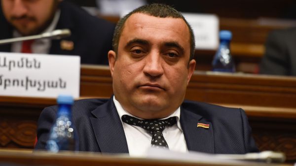 Депутат от фракции “Процветающая Армения” Джанибек Айрапетян на заседании парламента Армении (15 января 2019). Еревaн - Sputnik Армения