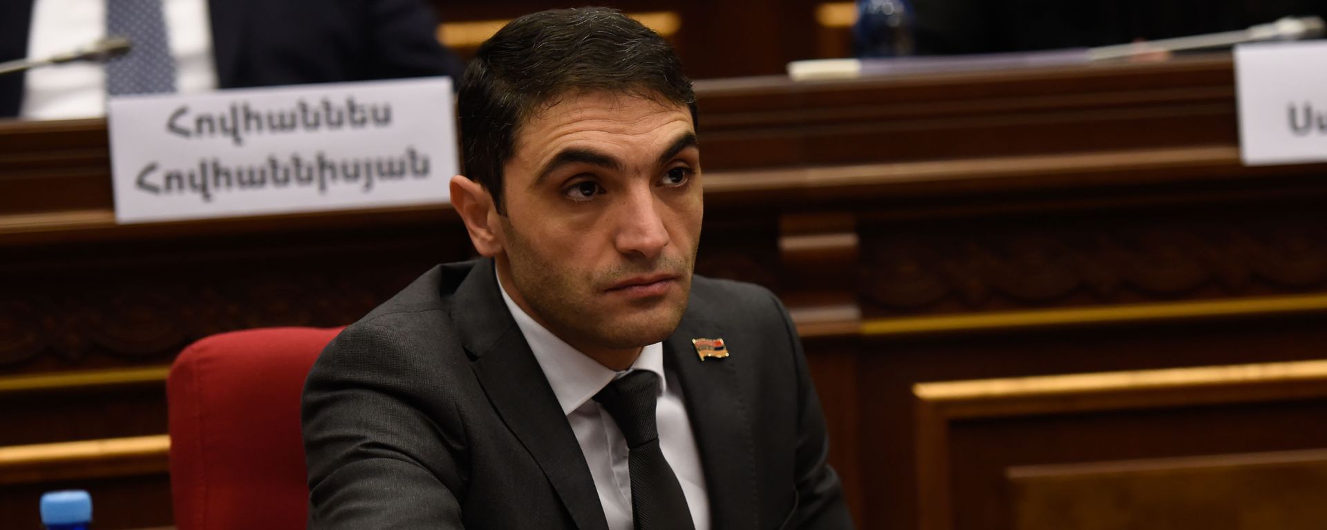 Секретарь фракции Мой Шаг Акоб Симидян на заседании парламента Армении (15 января 2019). Еревaн - Sputnik Արմենիա, 1920, 02.08.2021