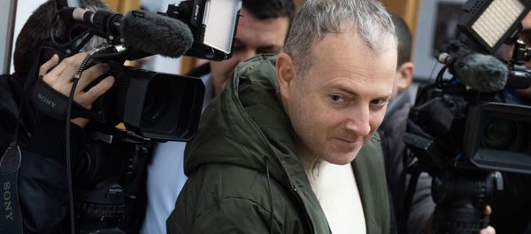 Российско-израильский блогер Александр Лапшин перед началом пресс-конференции (22 января 2019). Еревaн - Sputnik Армения
