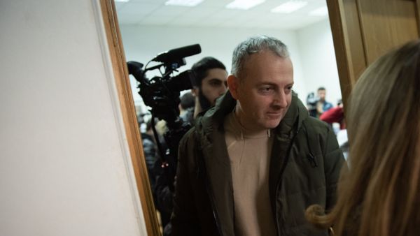 Российско-израильский блогер Александр Лапшин перед началом пресс-конференции (22 января 2019). Еревaн - Sputnik Армения