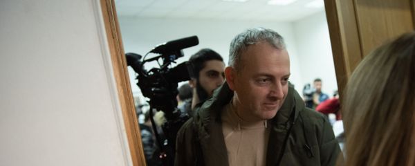 Российско-израильский блогер Александр Лапшин перед началом пресс-конференции (22 января 2019). Еревaн - Sputnik Армения