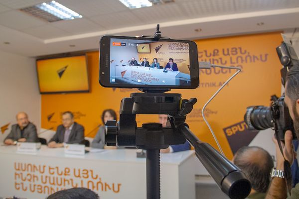 Пресс-конференция по вопросу возможного помилования Мгера Енокяна (24 января 2019). Еревaн - Sputnik Армения