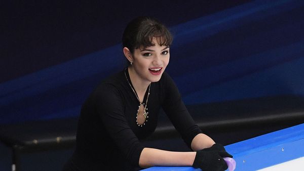 Евгения Медведева во время контрольных прокатов сборной России по фигурному катанию (9 сентября 2018). Москвa - Sputnik Армения