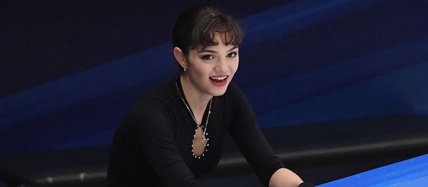 Евгения Медведева во время контрольных прокатов сборной России по фигурному катанию (9 сентября 2018). Москвa Евгения Медведева во время контрольных прокатов сборной России по фигурному катанию (9 сентября 2018). Москвa - Sputnik Армения