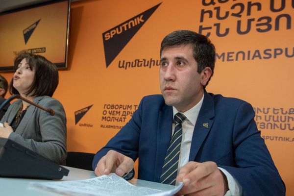 Пресс-конференция по вопросу возможного помилования Мгера Енокяна (24 января 2019). Еревaн - Sputnik Армения
