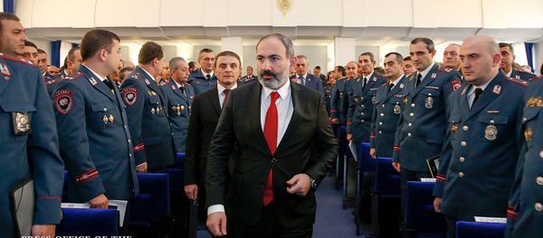 Премьер-министр Армении Никол Пашинян принял участие в расширенной коллегии полиции (26 января 2019). Еревaн - Sputnik Արմենիա