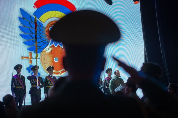 Репетиция торжественного мероприятия ко Дню Армии - Sputnik Армения