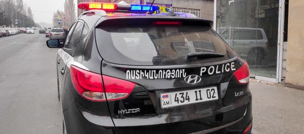 Автомобиль патрульной службы полиции Армении Автомобиль патрульной службы полиции Армении - Sputnik Армения