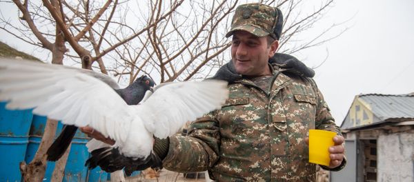 Военнослужащий-контрактник ВС Армении - Sputnik Արմենիա