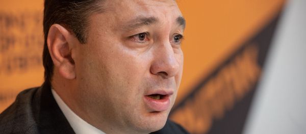 Эдуард Шармазанов на пресс-конференции в пресс-центре Sputnik Армения (29 января 2019). Еревaн - Sputnik Արմենիա