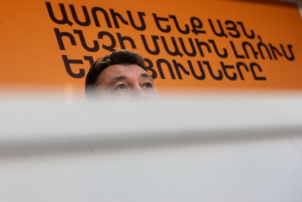 Эдуард Шармазанов на пресс-конференции в пресс-центре Sputnik Армения (29 января 2019). Еревaн - Sputnik Արմենիա