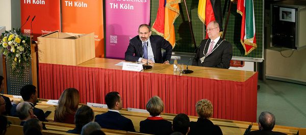 Премьер-министр Армении Никол Пашинян посетил Технический университет Кельна (31 января 2019). Кельн - Sputnik Արմենիա