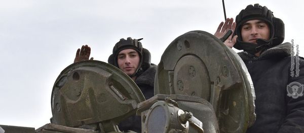 Военные учения армянских военнослужащих - Sputnik Армения