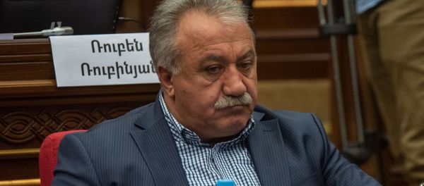 Депутат фракции Мой шаг Сасун Микаелян на внеочередном заседании парламента Армении (12 февраля 2019). Еревaн - Sputnik Արմենիա