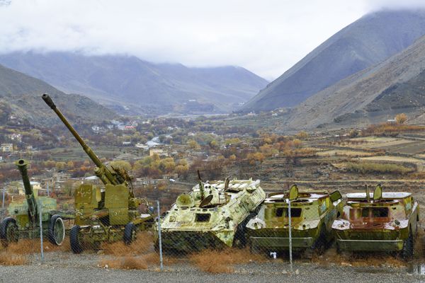 Боевая техника из прошлого в Панджшерском ущелье Афганистана - Sputnik Армения