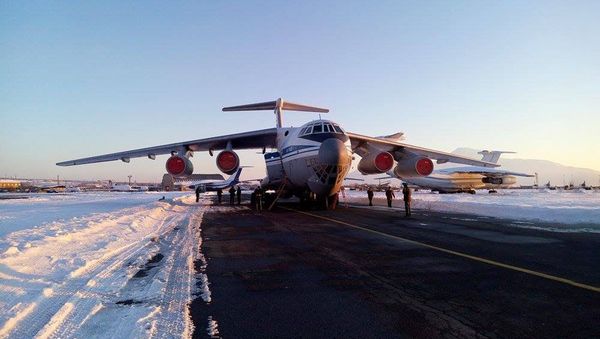 Ил-76 с гуманитарным грузом для Сирии - Sputnik Армения