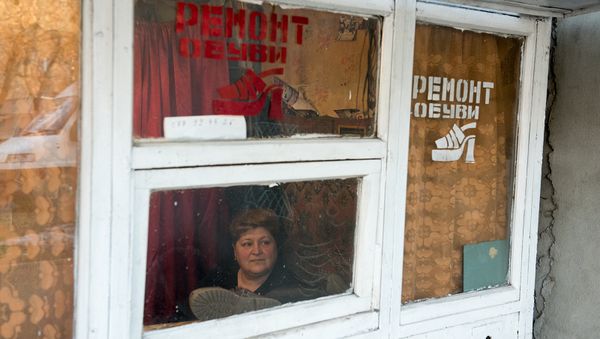 Сапожная будка Гаяне Гамбарян - Sputnik Армения