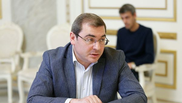 Председатель комитета государственных доходов Давид Ананян во время совещания по модернизации КГД (16 февраля 2019). Еревaн Председатель комитета государственных доходов Давид Ананян во время совещания по модернизации КГД (16 февраля 2019). Еревaн - Sputnik Արմենիա