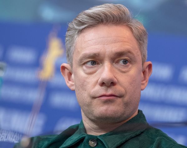 Актер Мартин Фриман на фотосессии фильма Оперативник в рамках 69-го Берлинского кинофестиваля Берлинале - 2019 (10 февраля 2019). Берлин - Sputnik Армения