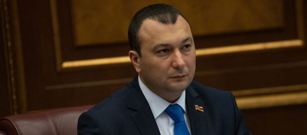 Вице-спикер Национального Собрания Ваге Энфиаджян на внеочередном заседании парламента Армении (12 февраля 2019). Еревaн - Sputnik Արմենիա