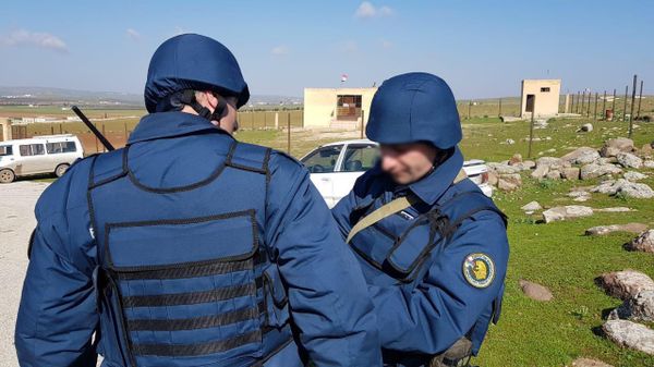 Армянские саперы приступили к разминированию территорий близ Алеппо — эксклюзивные фото - Sputnik Армения