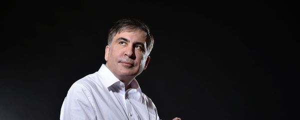 Бывший президент Грузии Михаил Саакашвили во время фотосессии (7 марта 2018). Амстердам - Sputnik Армения